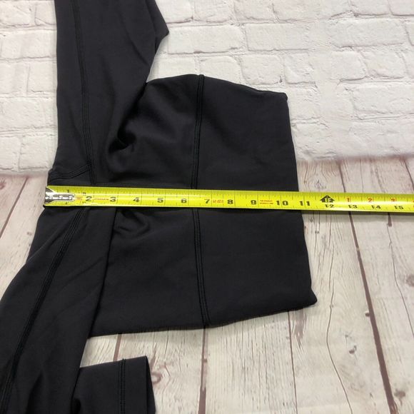 Lululemon Wunder Under Crop High Rise Tight Yoga Leggings Size 4 Black B202 -1 - Picture 6 of 15